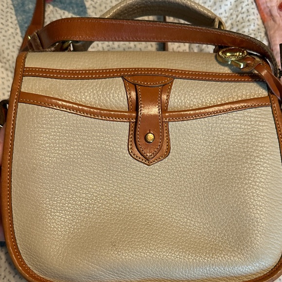 Dooney & Bourke Cream and Brown Crossbody Bag - Picture 6 of 9